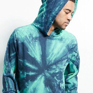 distressed tie dye hoodie